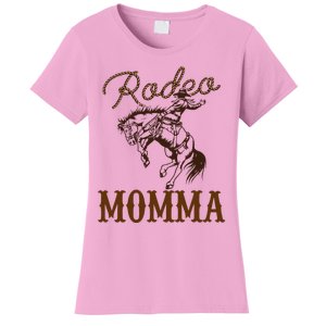 Momma 1st First Birthday Cowboy Mom Western Rodeo Party Women's T-Shirt