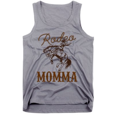 Momma 1st First Birthday Cowboy Mom Western Rodeo Party Tank Top