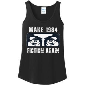 Make 1984 Fiction Again Big Brother is Watching you Ladies Essential Tank