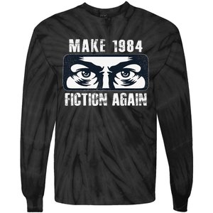 Make 1984 Fiction Again Big Brother is Watching you Tie-Dye Long Sleeve Shirt