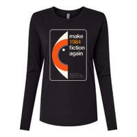 Make 1984 Fiction Again Freedom Womens Cotton Relaxed Long Sleeve T-Shirt