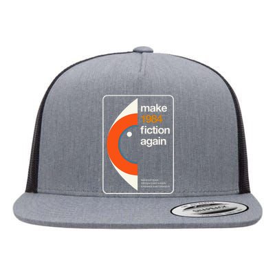 Make 1984 Fiction Again Freedom Flat Bill Trucker Hat