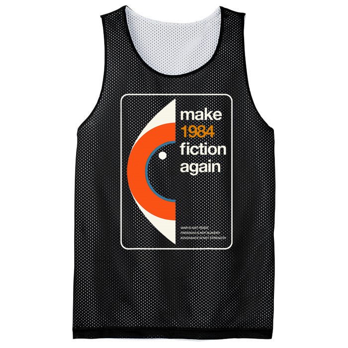 Make 1984 Fiction Again Freedom Mesh Reversible Basketball Jersey Tank