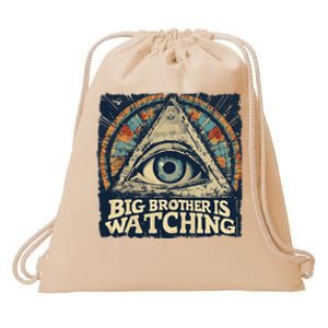 Make 1984 Fiction Again Big Brother Is Watching You Drawstring Bag