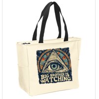 Make 1984 Fiction Again Big Brother Is Watching You Zip Tote Bag