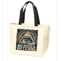 Make 1984 Fiction Again Big Brother Is Watching You Zip Tote Bag