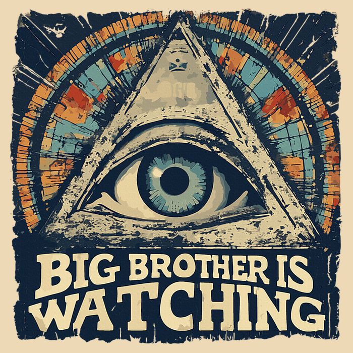 Make 1984 Fiction Again Big Brother Is Watching You Zip Tote Bag