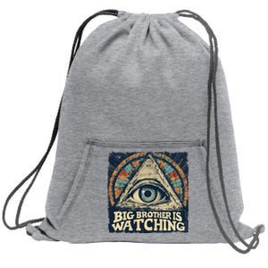 Make 1984 Fiction Again Big Brother Is Watching You Sweatshirt Cinch Pack Bag