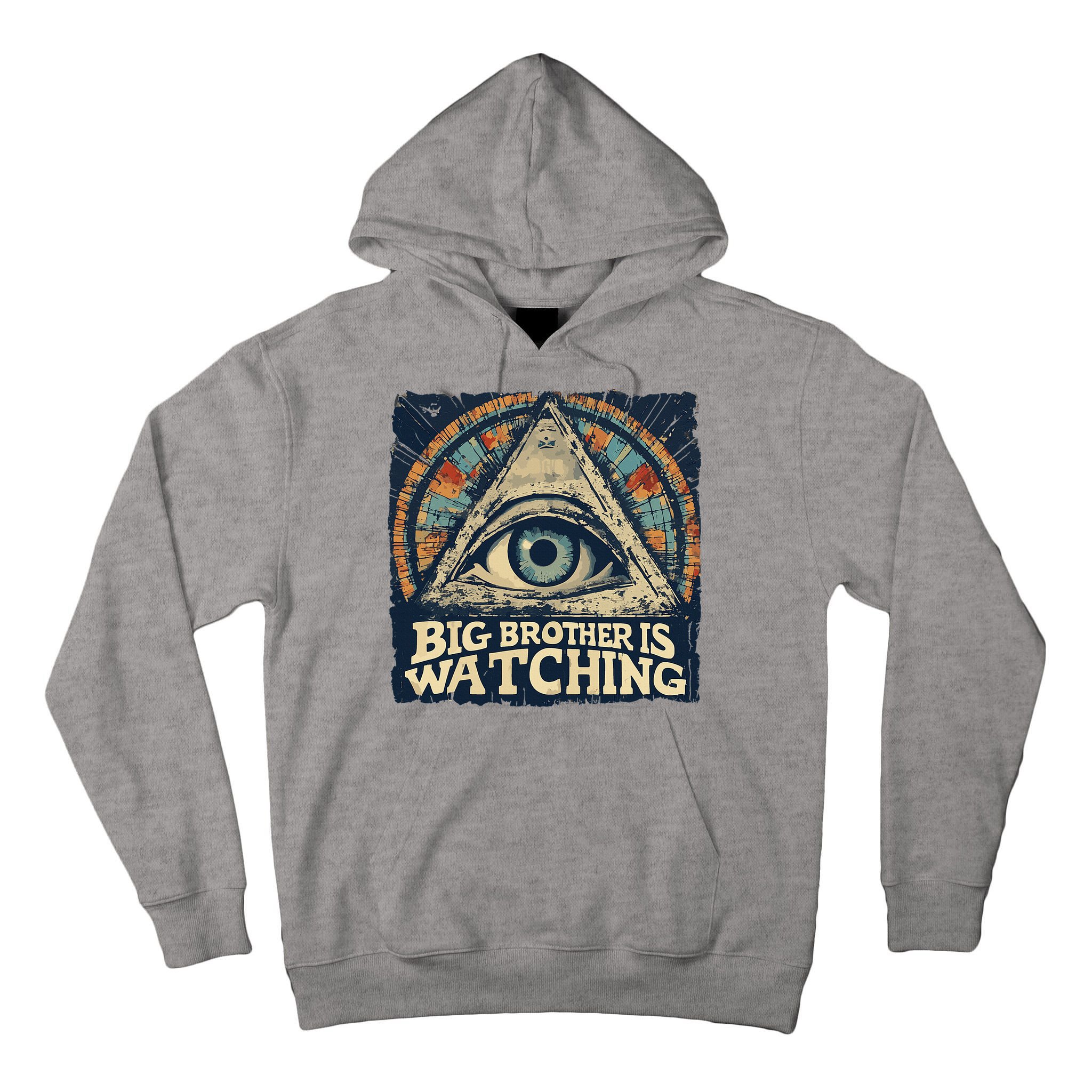 Make 1984 Fiction Again Big Brother Is Watching You Tall Hoodie