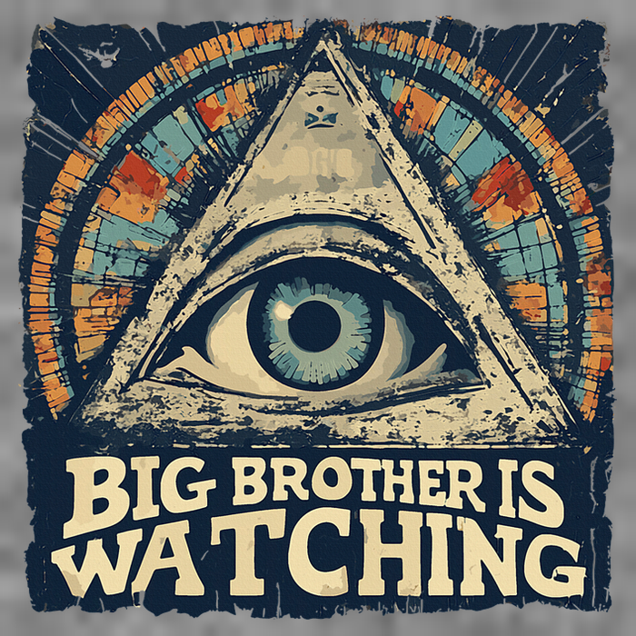 Make 1984 Fiction Again Big Brother Is Watching You Tall Hoodie