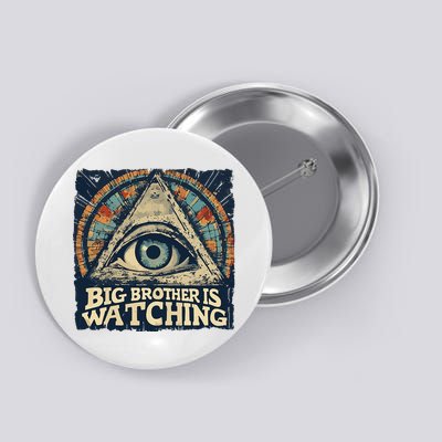 Make 1984 Fiction Again Big Brother Is Watching You Button