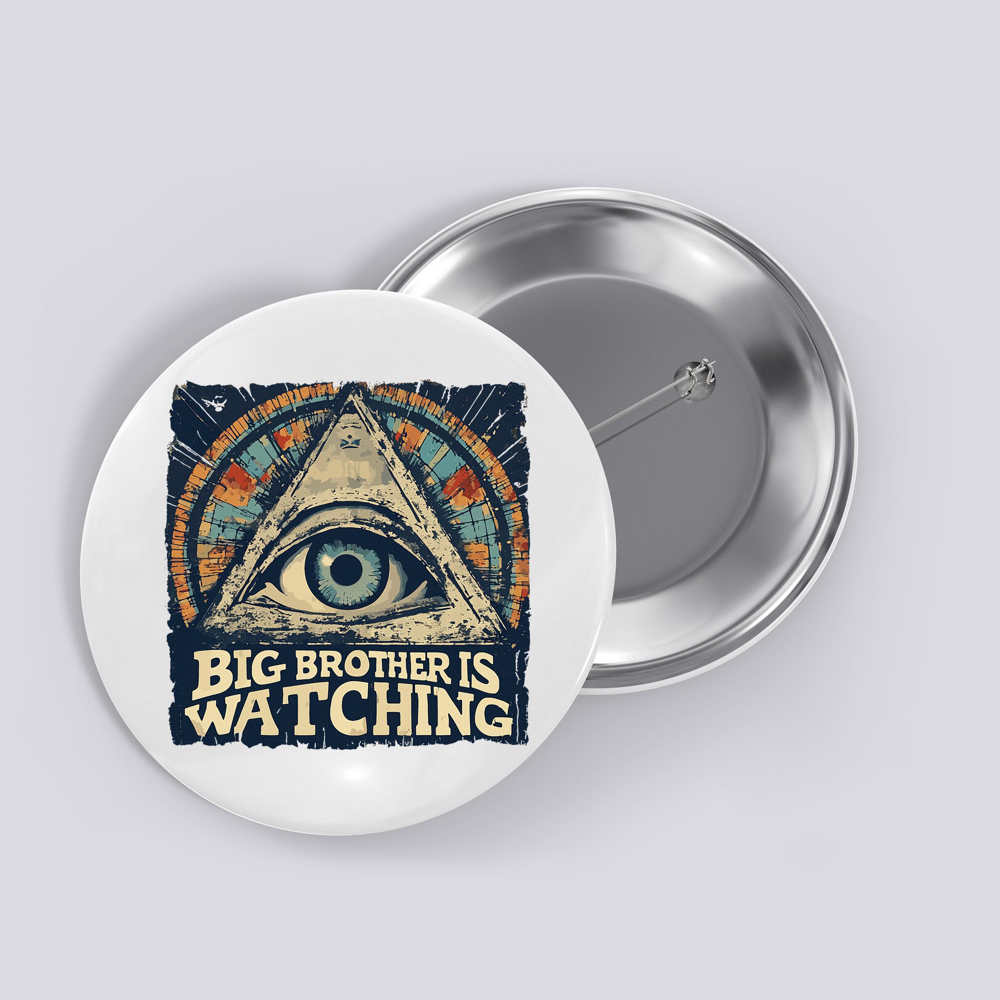 Make 1984 Fiction Again Big Brother Is Watching You Button