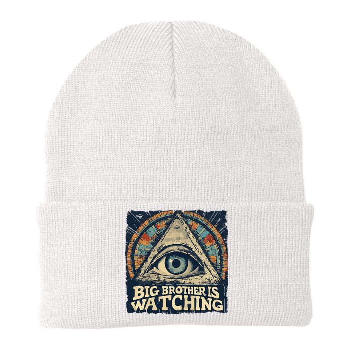 Make 1984 Fiction Again Big Brother Is Watching You Knit Cap Winter Beanie