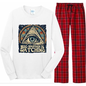 Make 1984 Fiction Again Big Brother Is Watching You Long Sleeve Pajama Set