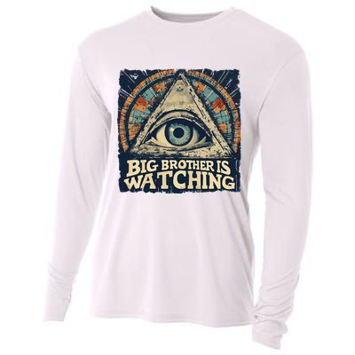 Make 1984 Fiction Again Big Brother Is Watching You Cooling Performance Long Sleeve Crew