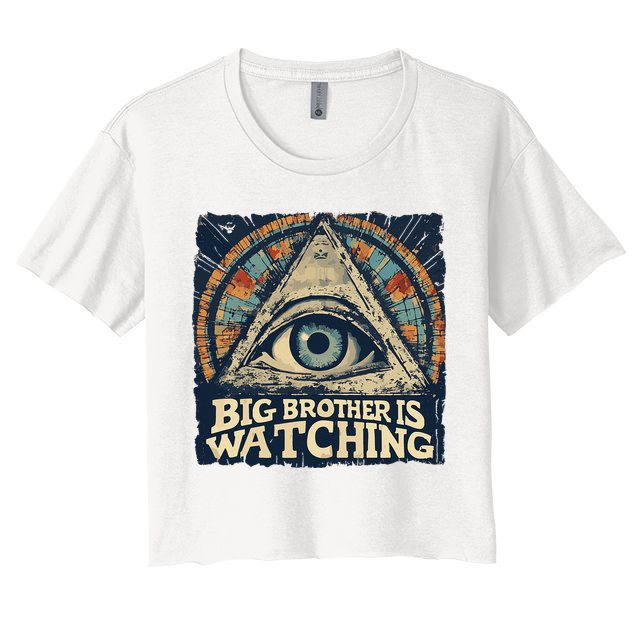 Make 1984 Fiction Again Big Brother Is Watching You Crop Top