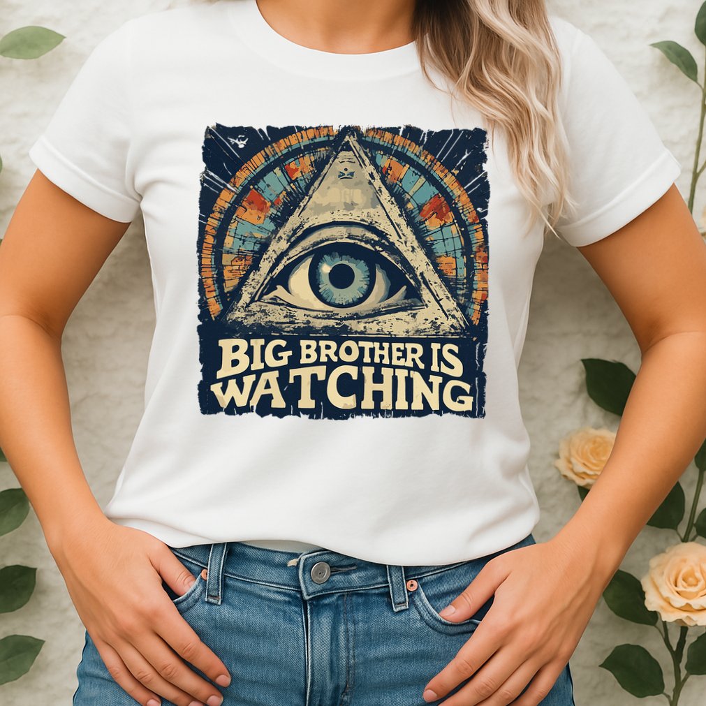 Make 1984 Fiction Again Big Brother Is Watching You Womens T-Shirt