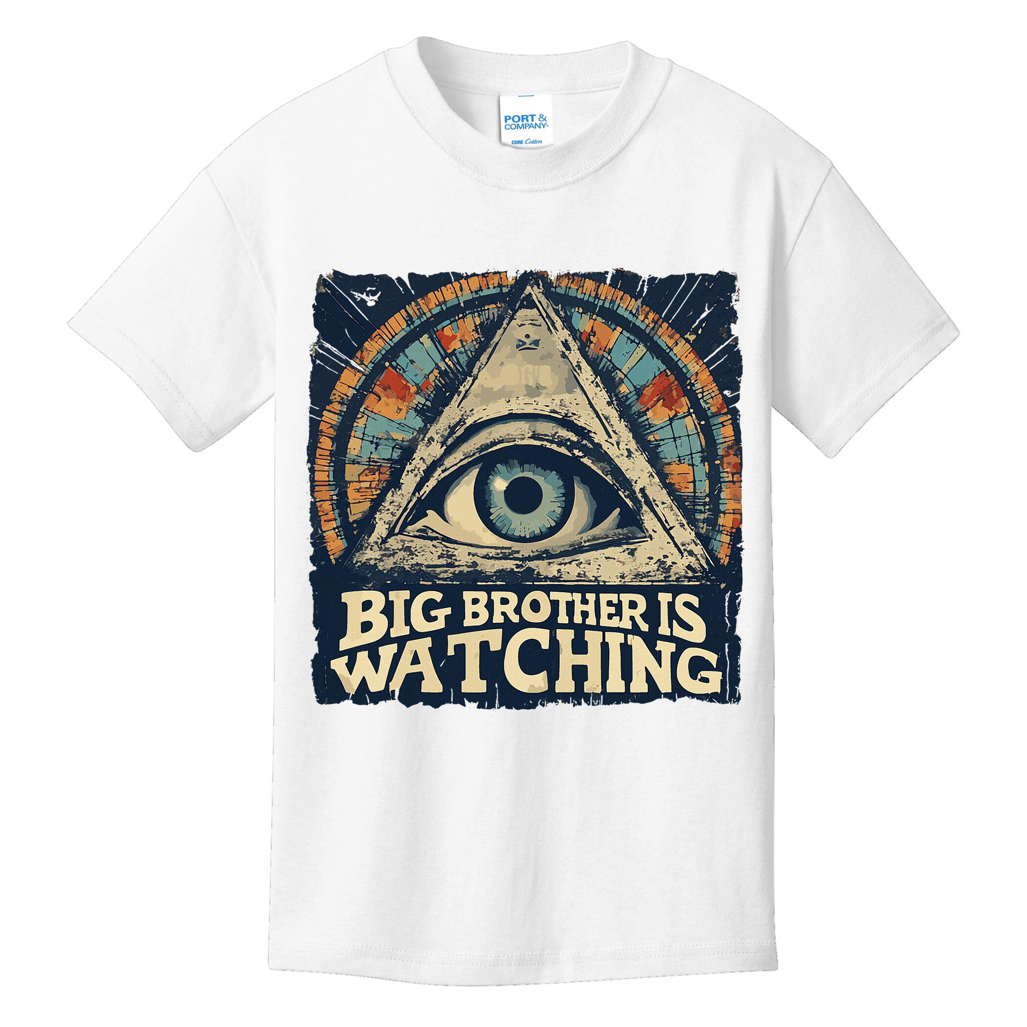 Make 1984 Fiction Again Big Brother Is Watching You Kids T-Shirt