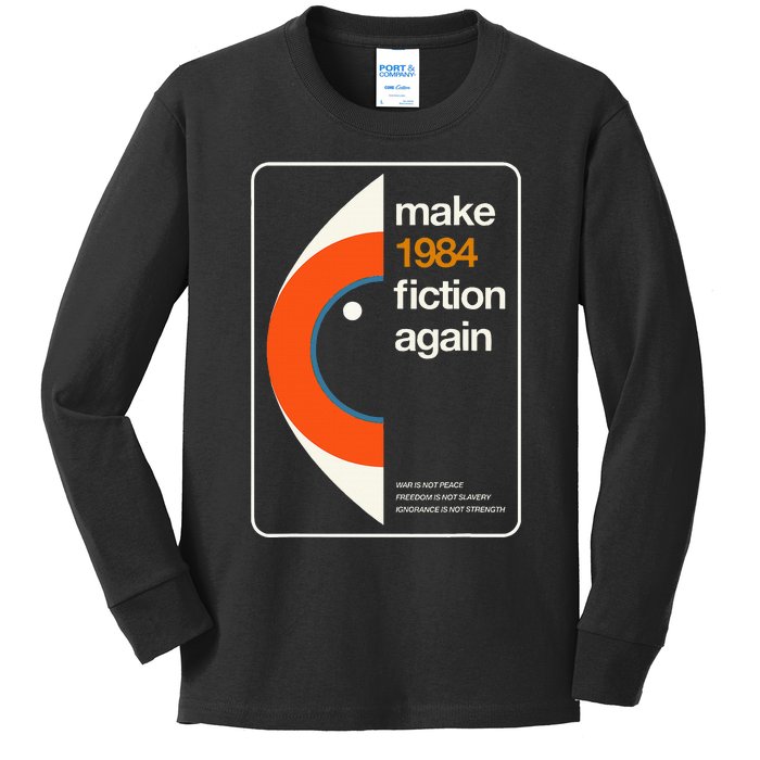 Make 1984 Fiction Again Freedom Kids Long Sleeve Shirt