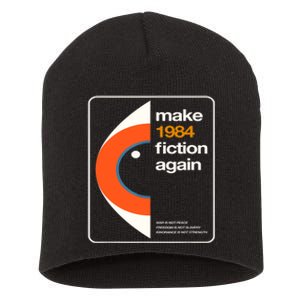 Make 1984 Fiction Again Short Acrylic Beanie