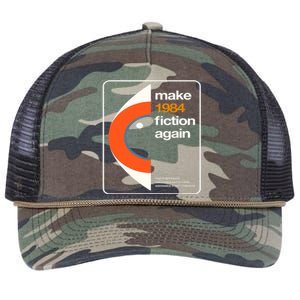 Make 1984 Fiction Again Retro Rope Trucker Hat Cap