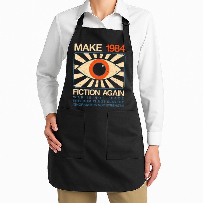 Make 1984 Fiction Again Dystopian Apron