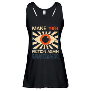 Make 1984 Fiction Again Dystopian Ladies Essential Flowy Tank