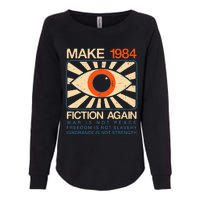 Make 1984 Fiction Again Dystopian Womens California Wash Sweatshirt