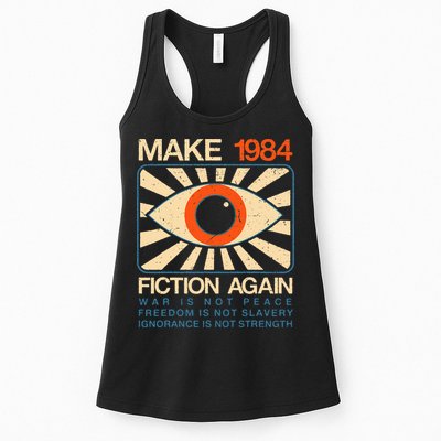 Make 1984 Fiction Again Dystopian Womens Tank Top
