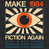 Make 1984 Fiction Again Dystopian Golf Towel