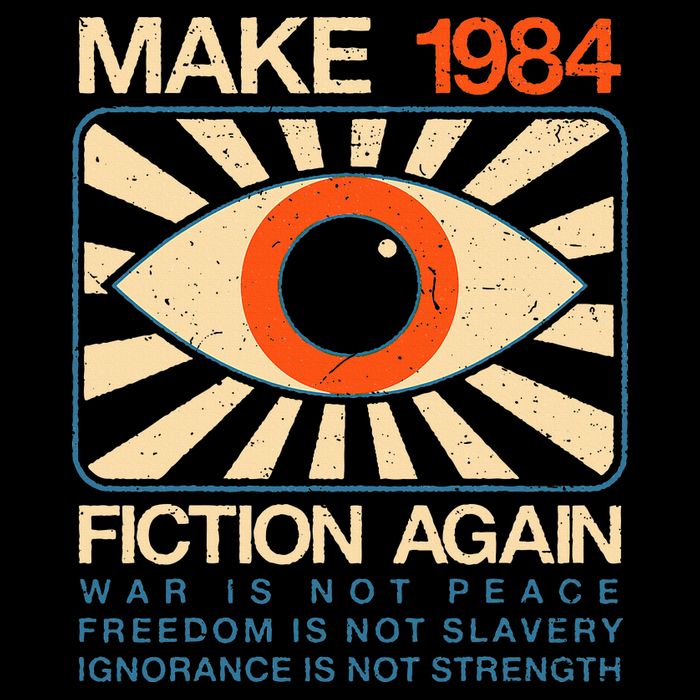 Make 1984 Fiction Again Dystopian Visor