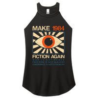 Make 1984 Fiction Again Dystopian Women's Perfect Tri Rocker Tank