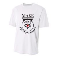 Make 1984 Fiction Again Anti Communism Freedom Youth Performance Sprint T-Shirt