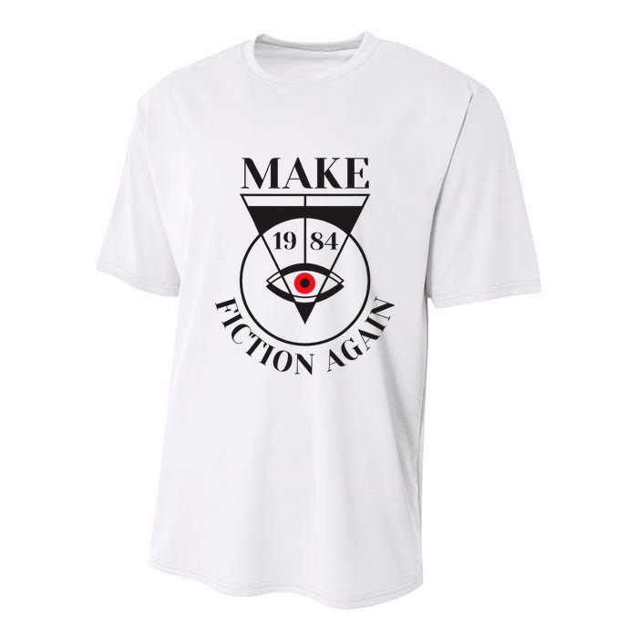 Make 1984 Fiction Again Anti Communism Freedom Youth Performance Sprint T-Shirt
