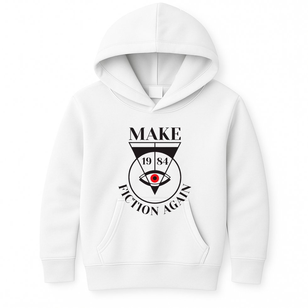 Make 1984 Fiction Again Anti Communism Freedom Kids Hoodie