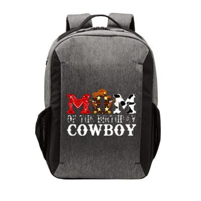 Mom 1st First Birthday Cowboy Western Rodeo Party Matching Vector Backpack