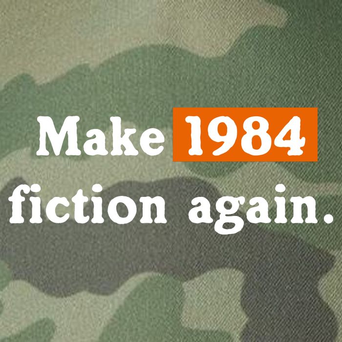 Make 1984 Fiction Again Legacy Tie Dye Trucker Hat