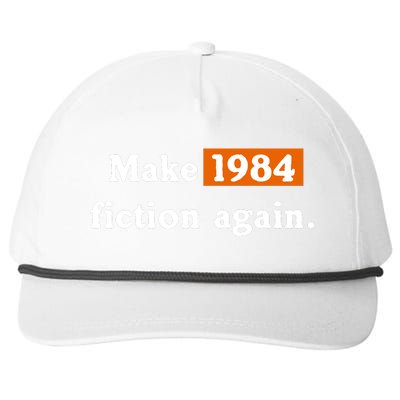 Make 1984 Fiction Again Snapback Five-Panel Rope Hat