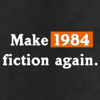 Make 1984 Fiction Again Microfiber Hand Towel