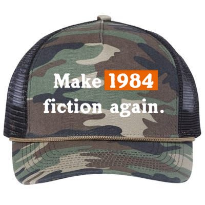 Make 1984 Fiction Again Retro Rope Trucker Hat Cap