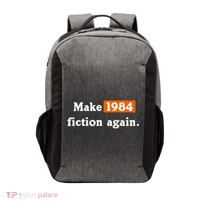 Make 1984 Fiction Again Vector Backpack
