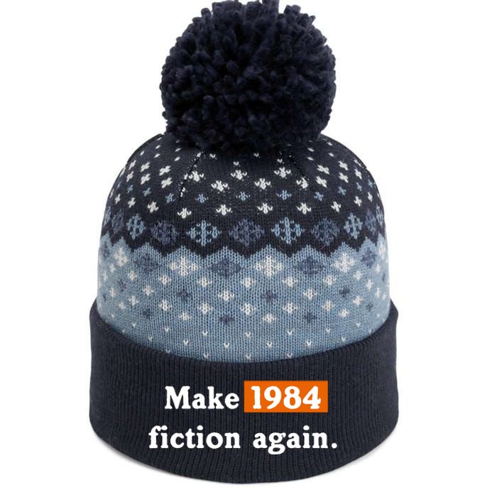 Make 1984 Fiction Again The Baniff Cuffed Pom Beanie