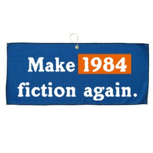 Make 1984 Fiction Again Large Microfiber Waffle Golf Towel