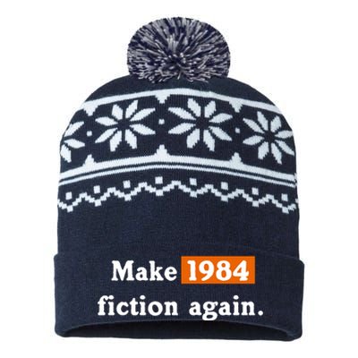 Make 1984 Fiction Again USA-Made Snowflake Beanie