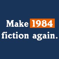 Make 1984 Fiction Again Golf Towel