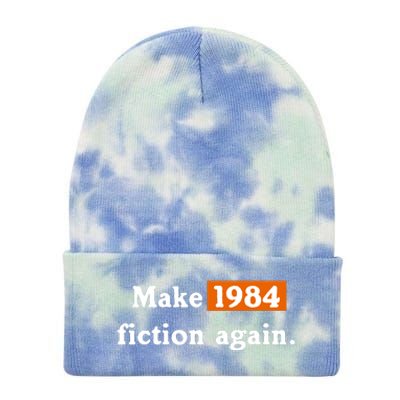 Make 1984 Fiction Again Tie Dye 12in Knit Beanie