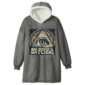 Make 1984 Fiction Again Big Brother Is Watching You Hooded Wearable Blanket