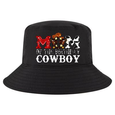 Mom 1st First Birthday Cowboy Western Rodeo Cool Comfort Performance Bucket Hat