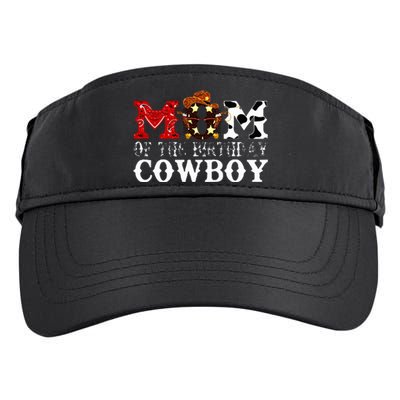 Mom 1st First Birthday Cowboy Western Rodeo Adult Drive Performance Visor