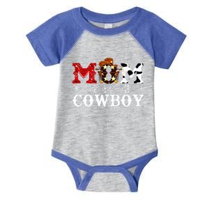 Mom 1st First Birthday Cowboy Western Rodeo Infant Baby Jersey Bodysuit